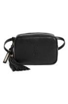 Saint Laurent Lou Lou Tassel Leather Belt Bag - Black