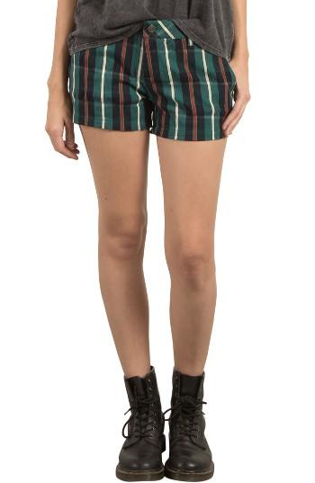 Women's Volcom Frochickie Chino Shorts - Green