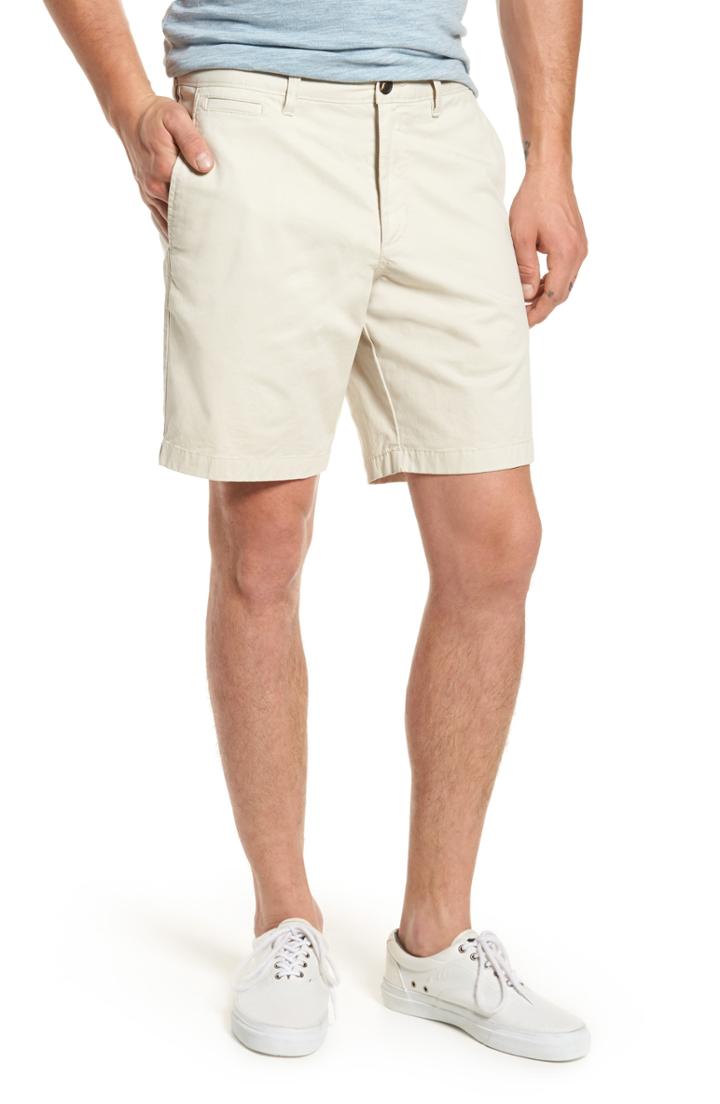 Men's 1901 Ballard Slim Fit Stretch Chino 9-inch Shorts - Beige
