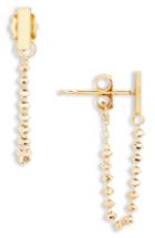 Women's Poppy Finch Baby Bar 18k Gold Wraparound Earrings