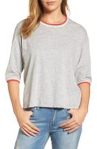 Women's Velvet By Graham & Spencer Ringer Slub Top - Grey