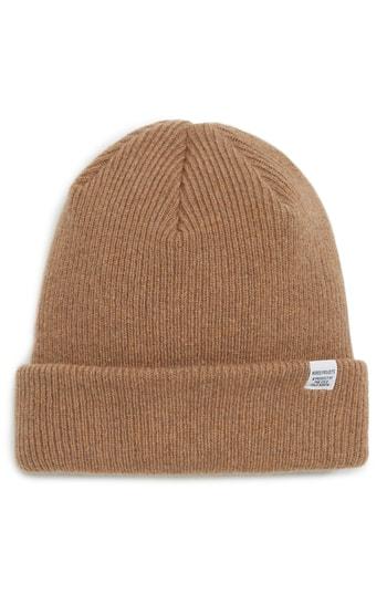 Men's Norse Projects Merino Lambswool Beanie, Size - Beige