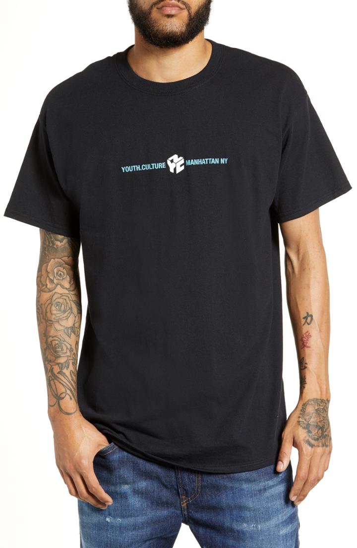 Men's Topman Nyc Graphic T-shirt - Black