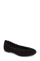 Women's B?rn Allie Scalloped Ballet Flat .5 M - Black