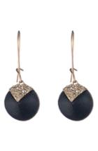 Women's Alexis Bittar Crystal Encrusted Origami Dome Earrings