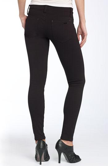 Joe's Ponte Knit Skinny Leg Pants Womens Black Size 28