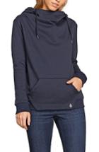 Women's Volcom Walk On By Funnel Neck Hoodie, Size - Blue