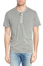 Men's Jeremiah Edmund Pigment Jersey Henley, Size - Grey