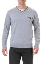 Men's Rodd & Gunn Goose Bay Wool Sweater, Size - Grey