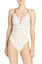 Women's Nanette Lepore Goddess One-piece Swimsuit - Ivory