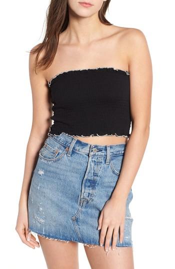 Women's Ten Sixty Sherman Smocked Tube Top - Black