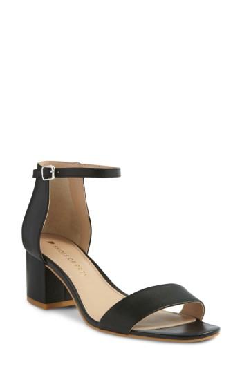 Women's Shoes Of Prey Block Heel Sandal .5 B - Black