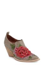 Women's Jeffrey Campbell Roseola Studded Applique Bootie M - Grey