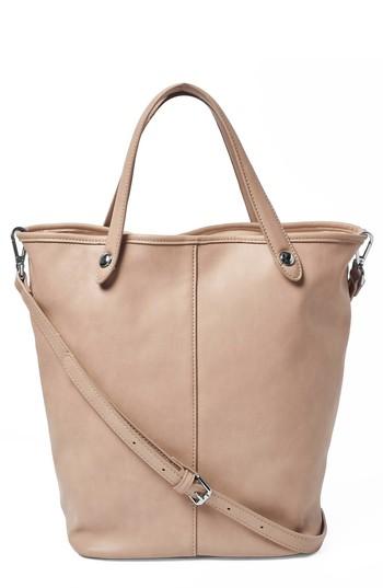 Urban Originals Sensational Faux Leather Tote - Beige