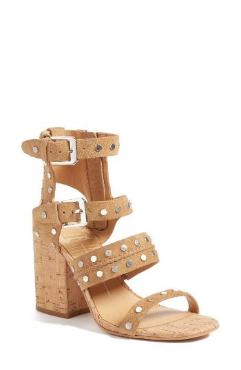 Women's Dolce Vita Effie Block Heel Sandal .5 M - Brown