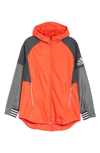 Men's Adidas Id Wovenshell Jacket - Red