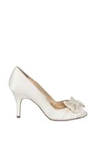 Women's Nina 'forbes' Peep Toe Pump M - Ivory