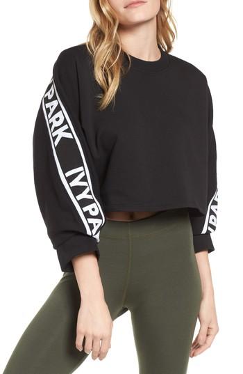 Women's Ivy Park Logo Tape Crop Sweatshirt