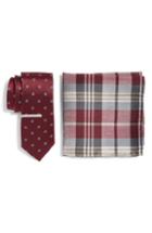 Men's The Tie Bar Floral Span Box Set, Size - Burgundy