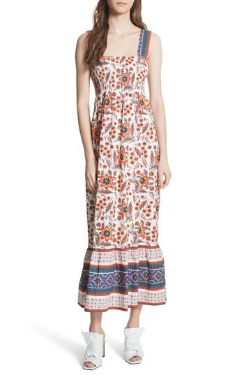 Women's Joie Chisuzu Smocked Sundress, Size - Orange