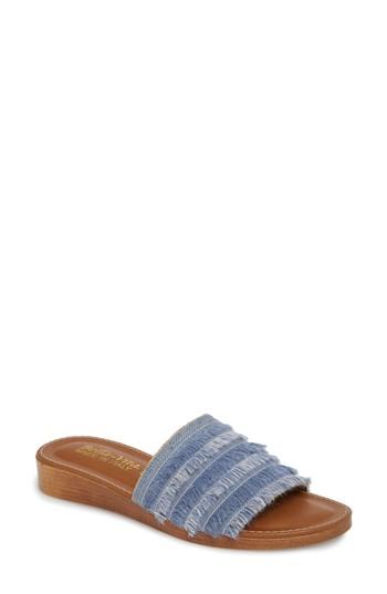 Women's Bella Vita Abi Slide Sandal N - Blue