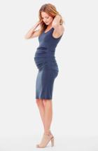 Women's Ingrid & Isabel Ruched Maternity Tank Dress - Grey