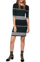 Women's Sanctuary 'veronique' Stripe Knit Body-con Dress - Green