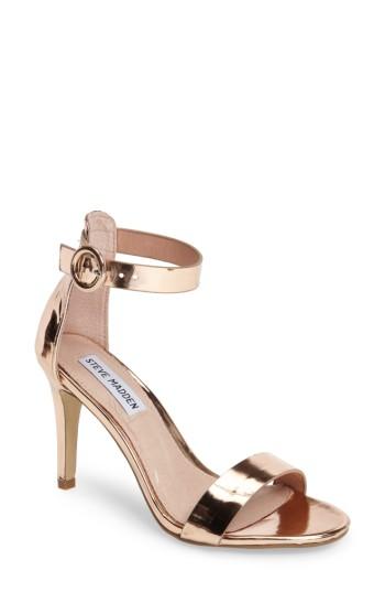 Women's Steve Madden Born Sandal M - Metallic
