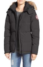 Women's Canada Goose 'chelsea' Slim Fit Down Parka With Genuine Coyote Fur Trim (10-12) - Grey