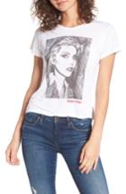 Women's Obey X Debbie Harry Debbie Fine Art Babydoll Tee - White