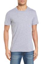 Men's Velvet By Graham & Spencer 'howard' Crewneck T-shirt, Size - Grey