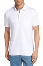 Men's Ted Baker London Charmen Jersey Polo (xl) - White