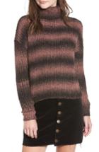 Women's Lira Clothing Camila Stripe Sweater - Brown