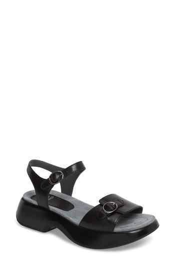 Women's Dansko Lynnie Sandal .5-6us / 36eu M - Black