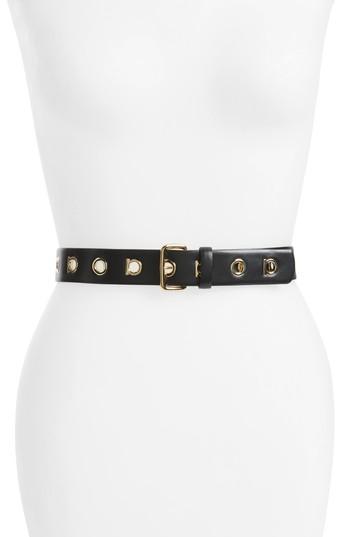 Women's Salvatore Ferragamo Ceylon Leather Belt - Nero