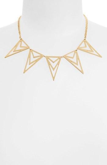 Topshop Cutout Geometric Necklace