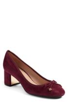 Women's Tory Burch Laila Ballet Slipper Pump M - Burgundy