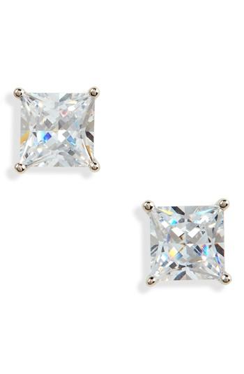 Women's Nordstrom 2ct Tw Princess Cut Stud Earrings