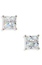 Women's Nordstrom 2ct Tw Princess Cut Stud Earrings