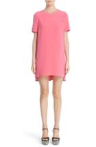 Women's Adam Lippes Contrast Piping Satin Crepe Dress