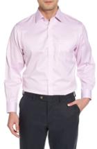 Men's Nordstrom Men's Shop Smartcare(tm) Traditional Fit Stripe Dress Shirt .5 34/35 - Pink