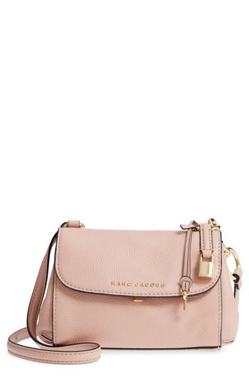 Marc Jacobs Mini The Boho Grind Leather Shoulder Bag - Pink