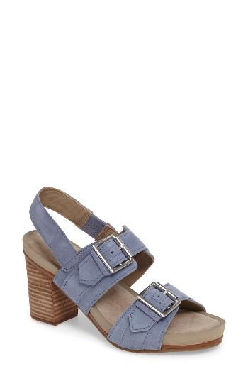 Women's Hush Puppies Leonie Mariska Buckle Sandal M - Blue