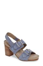 Women's Hush Puppies Leonie Mariska Buckle Sandal M - Blue