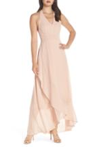 Women's Lulus Wrap Of Luxury Convertible Gown - Pink