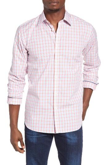 Men's Jeremy Argyle Fitted Grid Sport Shirt