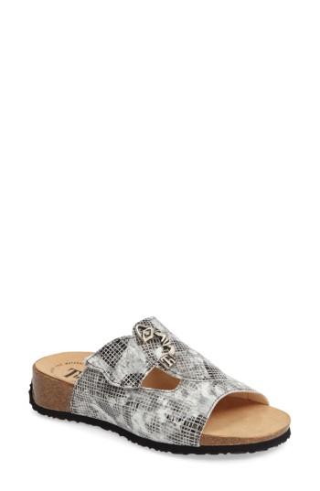 Women's Think! 'mizzi With Face' Sandal -10.5us / 41eu - White