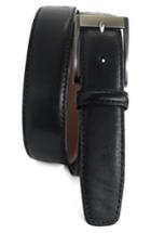 Men's Boconi Collins Leather Belt - Black