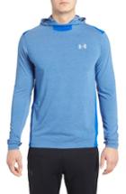 Men's Under Armour Threadborne Run Mesh Hoodie, Size - Blue