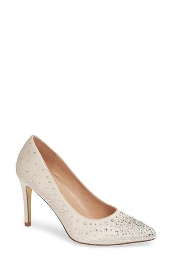 Women's Lauren Lorraine Frances Pump M - Beige